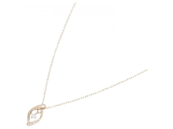 Autre Marque Collana Kumikyoku Au750 con Diamanti Rosa - vista 2