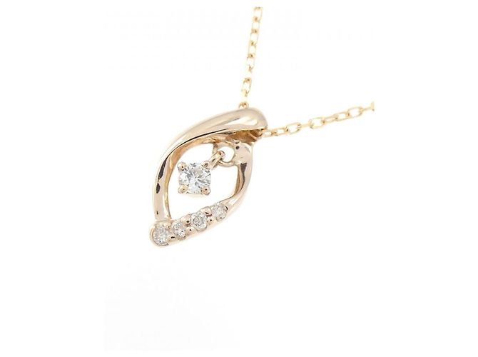 Autre Marque Collana Kumikyoku Au750 con Diamanti Rosa - vista 3