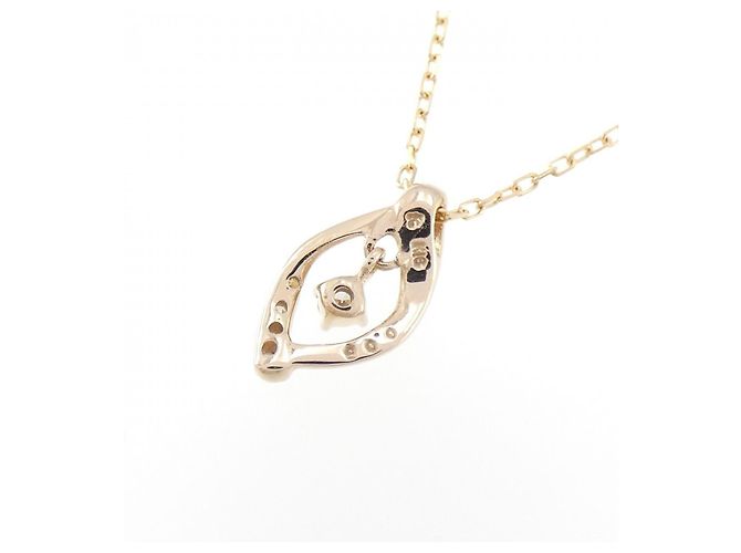 Autre Marque Collana Kumikyoku Au750 con Diamanti Rosa - vista 4