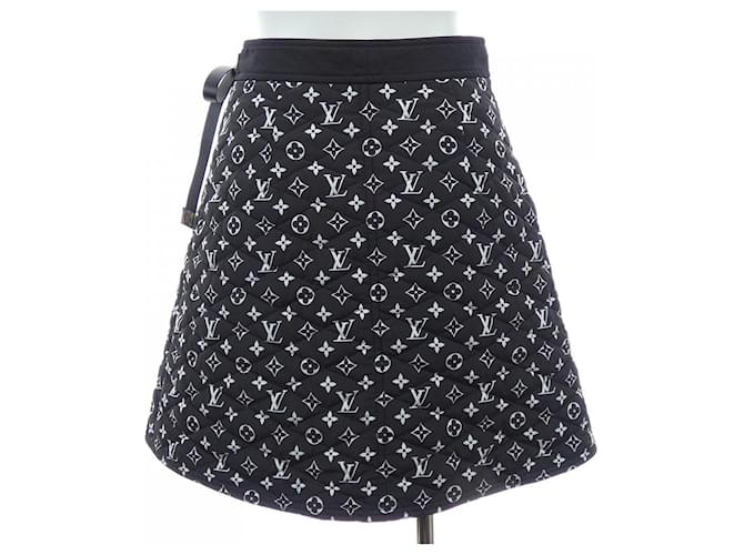 Falda Louis Vuitton Negro Blanco - vista 2