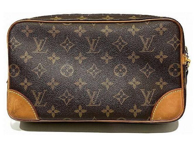 Clutch Louis Vuitton Marly Dragonne PM Monogram Marrone - vista 2