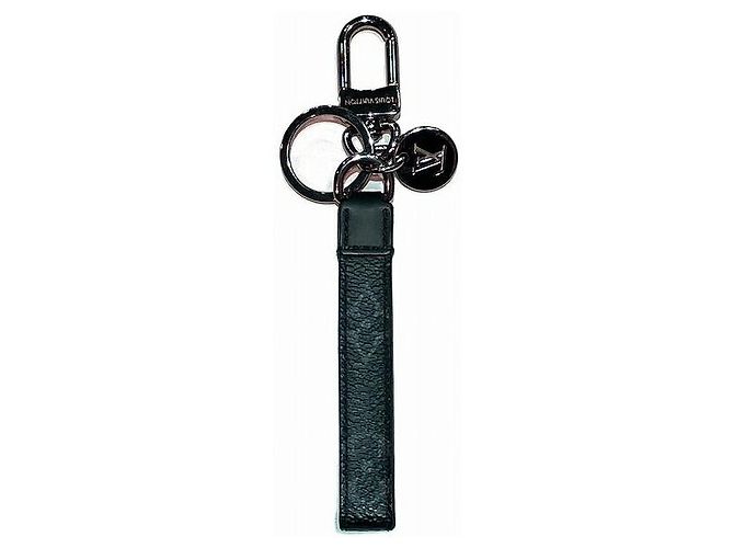 Louis Vuitton Porte Cles Dragonne Monogram Portachiavi Nero - vista 2