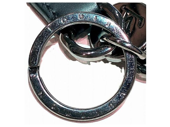 Louis Vuitton Porte Cles Dragonne Monogram Portachiavi Nero - vista 5
