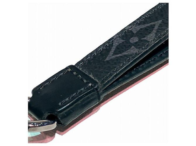 Louis Vuitton Porte Cles Dragonne Monogram Portachiavi Nero - vista 9