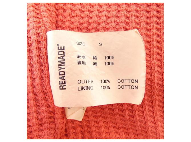 Autre Marque Sudadera de algodón READYMADE Roja - vista 3