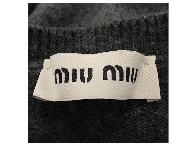 Cárdigan Miu Miu Castaño - vista 4