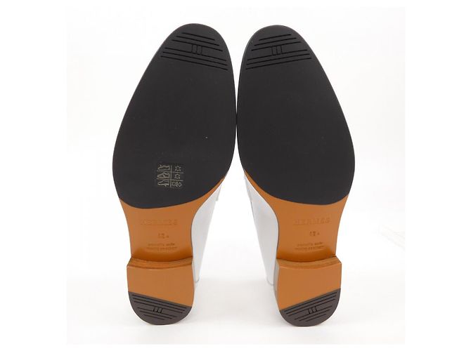 Hermès Sneakers Chevre Hermes Bianco - vista 4