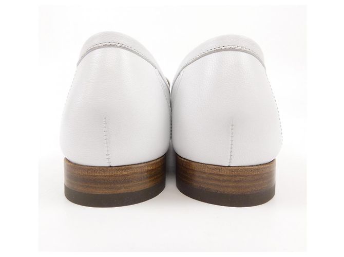 Hermès Sneakers Chevre Hermes Bianco - vista 5