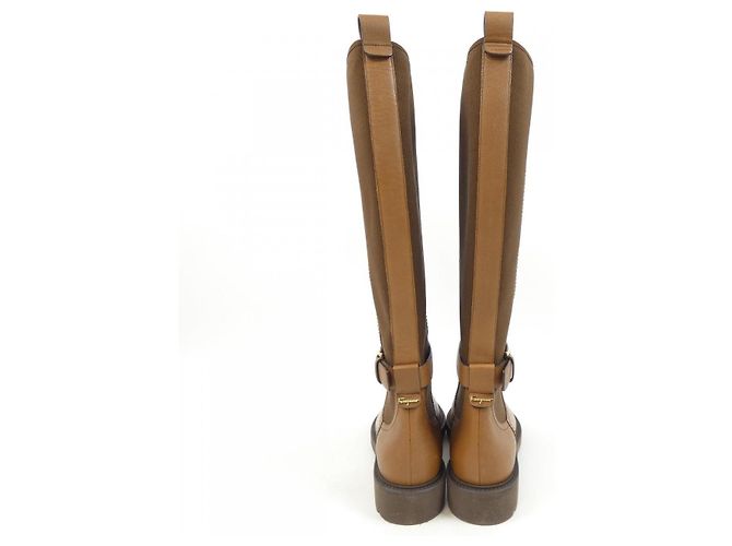 Stivali alti Salvatore Ferragamo Marrone - vista 5