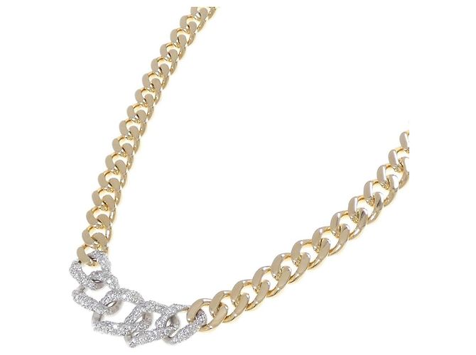 Autre Marque Collana con Diamanti Au750 D'oro - vista 2