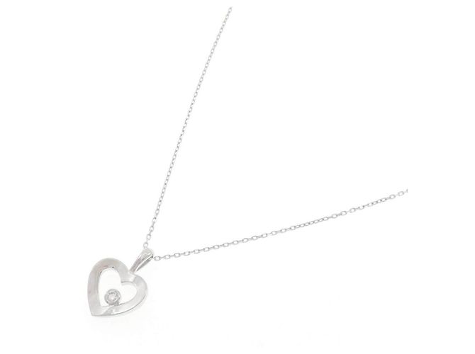 Autre Marque Collana in oro bianco 10K e diamanti Argento - vista 2