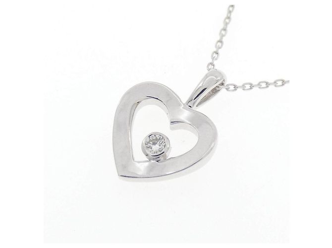 Autre Marque Collana in oro bianco 10K e diamanti Argento - vista 3