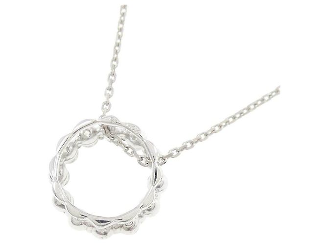 Autre Marque Collana di Diamanti Pt900 Pt850 Argento - vista 4
