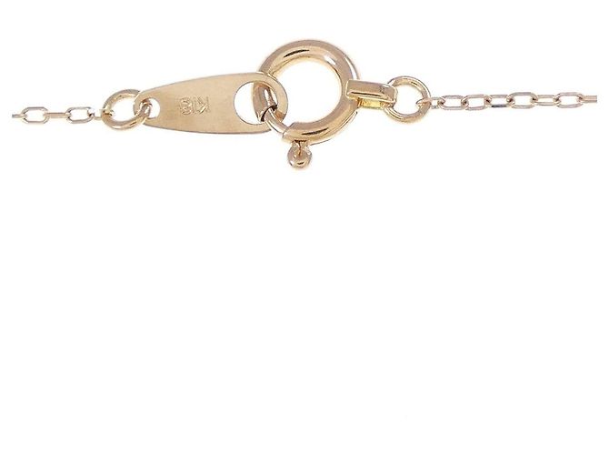 Autre Marque Hufeisen-Halskette aus Au750 Gold und Diamanten Pink - Ansicht 5