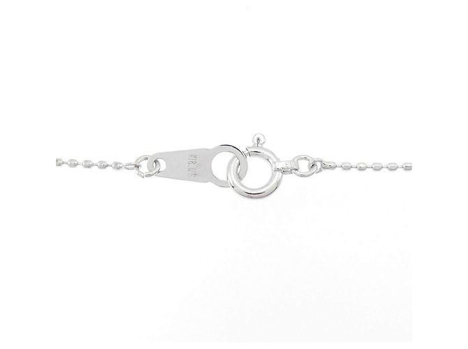 Autre Marque Collana a Croce con Diamanti Au750 Argento - vista 5