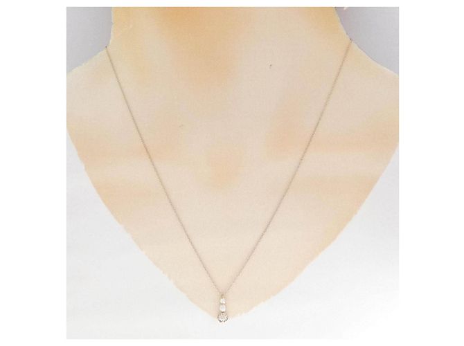 Autre Marque Collana con Diamanti Au750 Rosa - vista 6