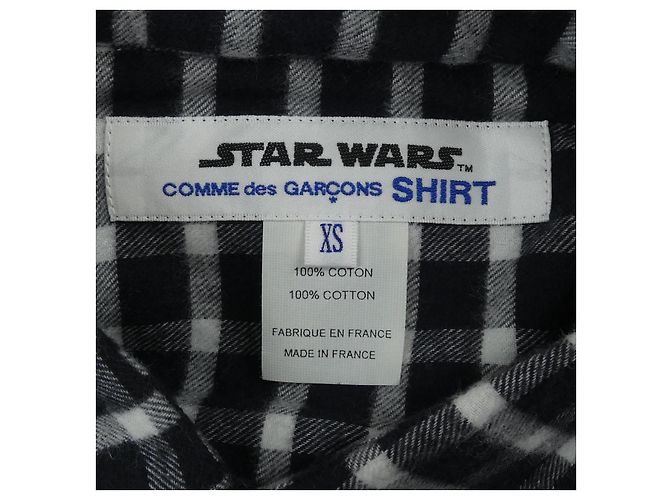 Autre Marque Comme des Garcons SHIRT STAR WARS T-shirt Negro Blanco - vista 3
