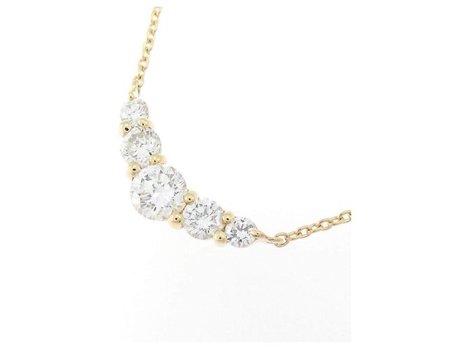 Autre Marque Collana con Diamanti Au750 D'oro - vista 3