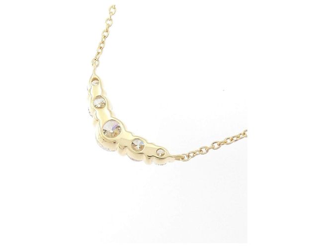 Autre Marque Collana con Diamanti Au750 D'oro - vista 4