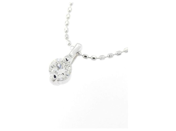 Autre Marque Collar de oro blanco Au750 y diamantes Plata - vista 3