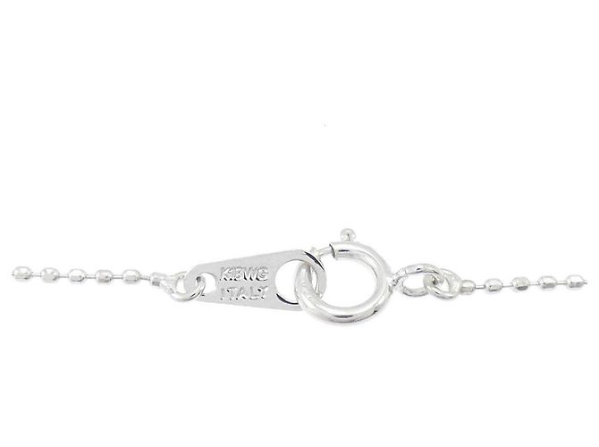 Autre Marque Collar de oro blanco Au750 y diamantes Plata - vista 5