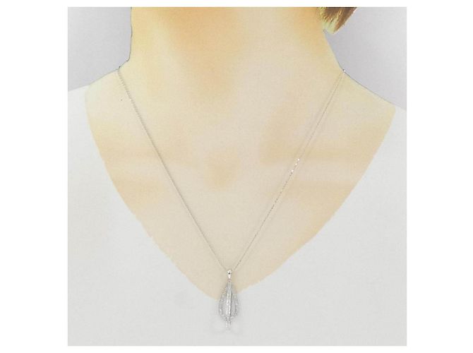 Autre Marque Collana con Diamanti Au750 Argento - vista 6