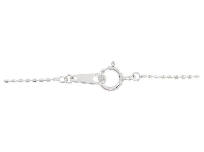 Autre Marque Collana con diamante K14WG Argento - vista 5