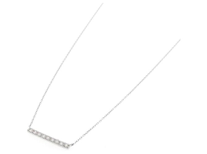 Autre Marque Collana di Diamanti PT900 PT850 Argento - vista 2