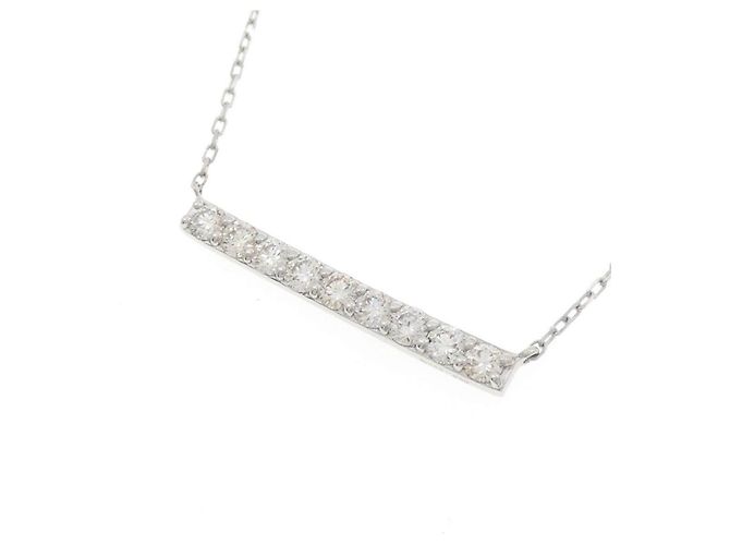 Autre Marque Collana di Diamanti PT900 PT850 Argento - vista 3