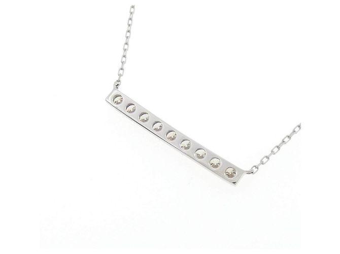 Autre Marque Collana di Diamanti PT900 PT850 Argento - vista 4