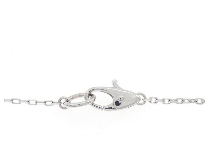 Autre Marque Collana con Croce in Diamanti in Oro Bianco Au750 Argento - vista 5
