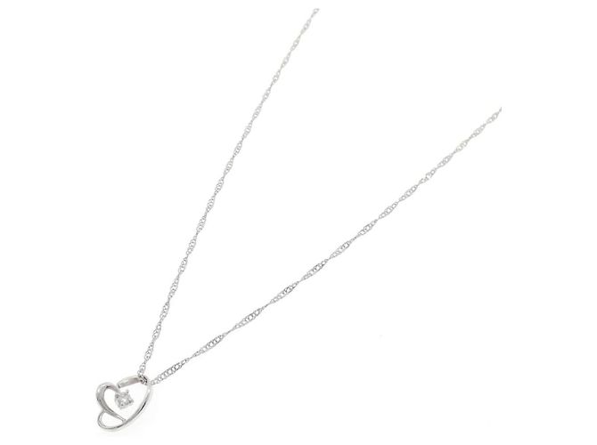 Autre Marque Collana di Diamanti Pt900 Pt850 Argento - vista 2