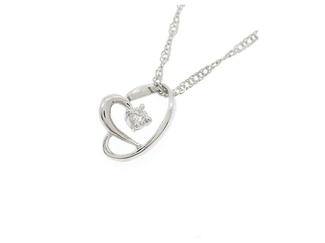 Autre Marque Collana di Diamanti Pt900 Pt850 Argento - vista 3