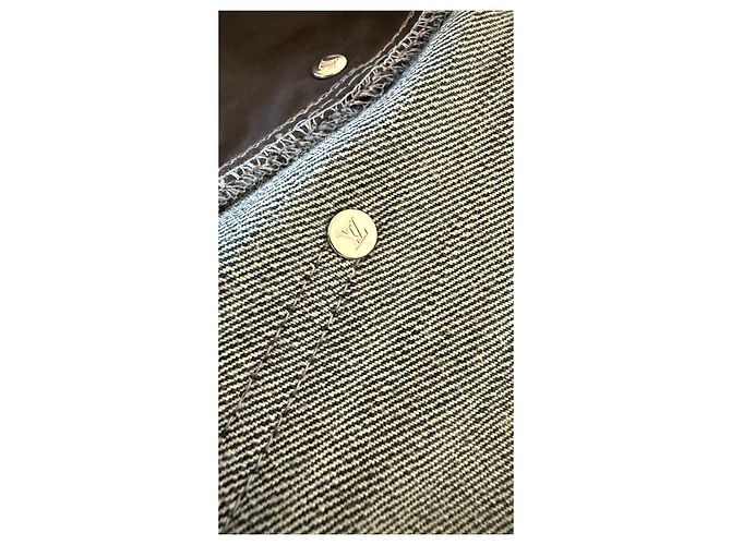Minifalda de denim Monogram Louis Vuitton Azul - vista 13