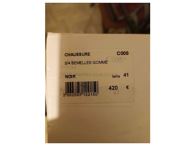 Courreges Courrèges Botas Altas de Charol Negro - vista 20