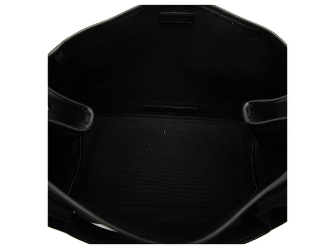 Tote Balenciaga Black Canvas Navy Cabas Tote S Nero - vista 4