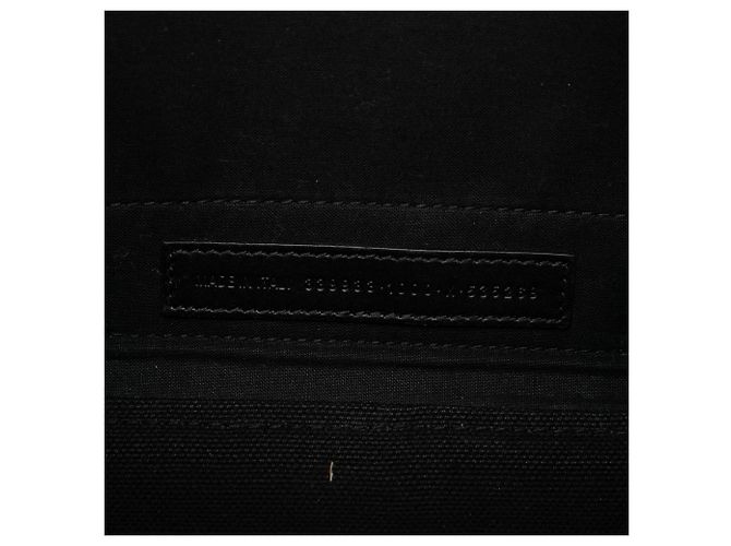 Tote Balenciaga Black Canvas Navy Cabas Tote S Nero - vista 6