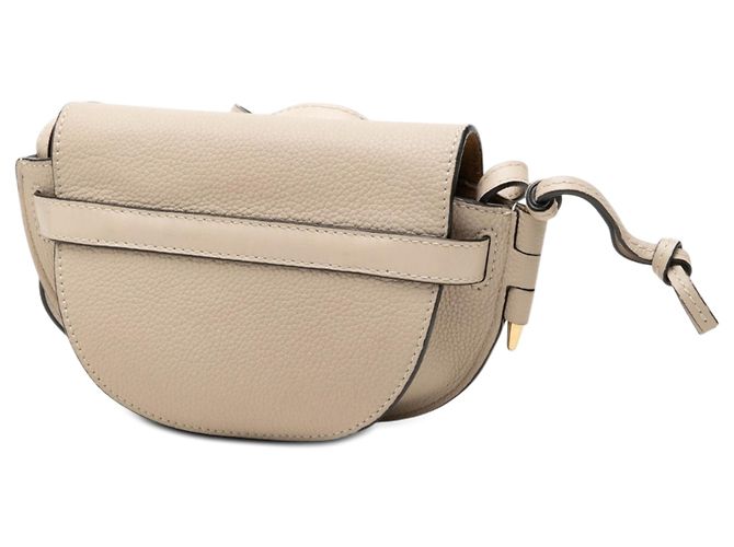 LOEWE Borsa a tracolla mini in pelle marrone Gate Beige - vista 2