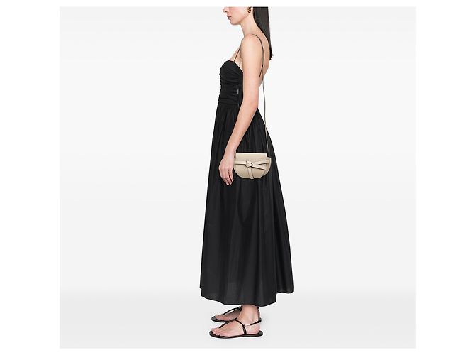LOEWE Borsa a tracolla mini in pelle marrone Gate Beige - vista 6
