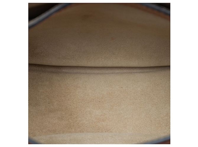 Chloé Hudson Crossbody aus braunem Kalbsleder Small mit Fransen - Ansicht 4