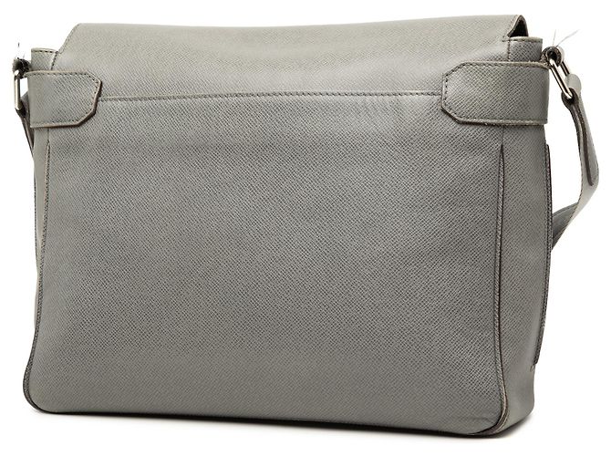 Louis Vuitton Gray Taiga Roman MM Marrone - vista 2