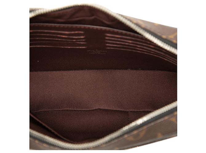 Louis Vuitton Marrone Monogram Macassar Kasai - vista 4