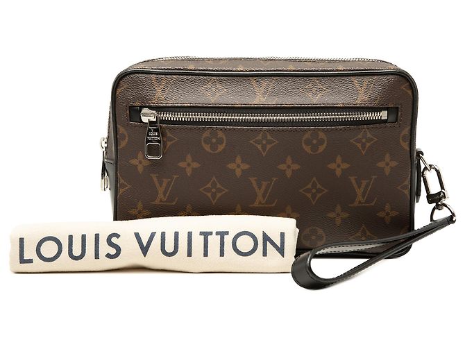 Louis Vuitton Marrone Monogram Macassar Kasai - vista 7