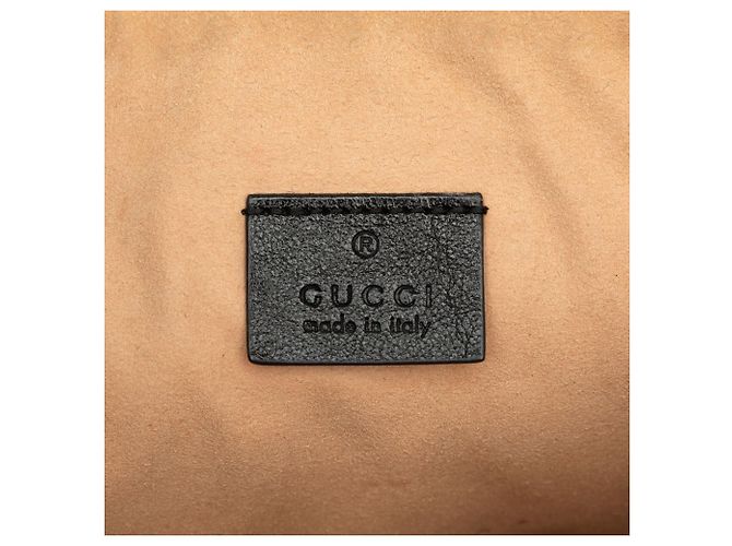 Clutch Gucci Black GG Marmont in pelle Matelasse Nero - vista 5