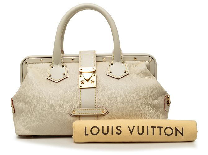 Louis Vuitton White Suhali Lingenieux PM Bianco Crudo - vista 7