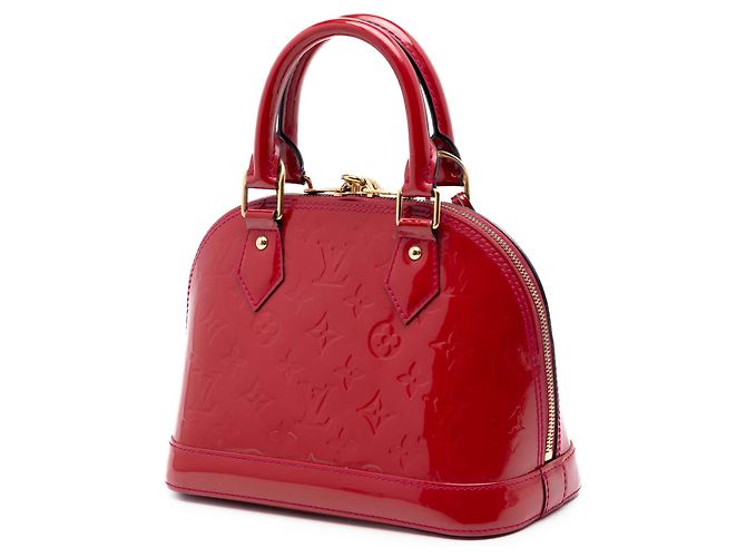 Louis Vuitton Alma BB Monogram Vernis rosso - vista 2