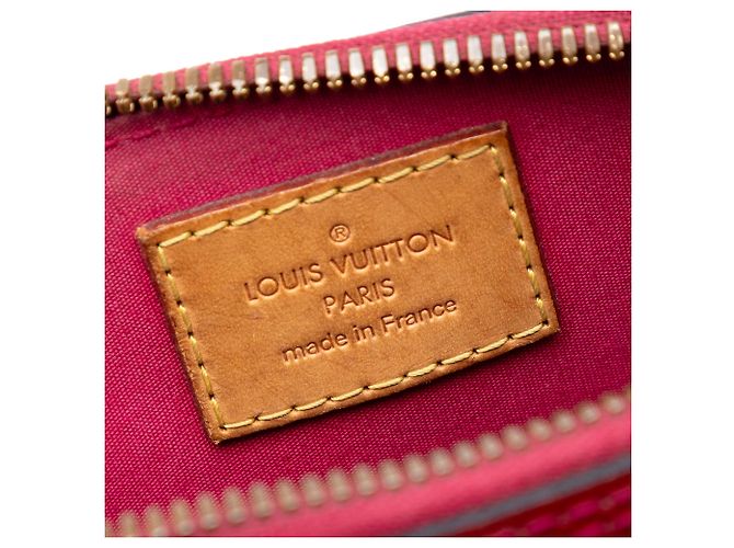 Louis Vuitton Alma BB Monogram Vernis rosso - vista 5