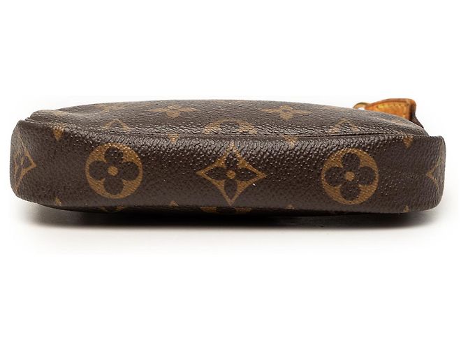 Louis Vuitton Brown Monogram Mini Pochette Accessoires Marrom - vista 3