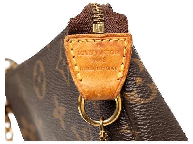 Louis Vuitton Brown Monogram Mini Pochette Accessoires Marrom - vista 6