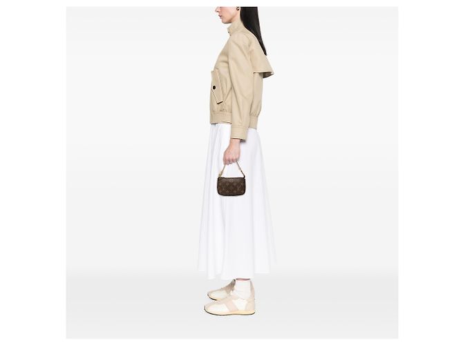 Louis Vuitton Brown Monogram Mini Pochette Accessoires Marrom - vista 7